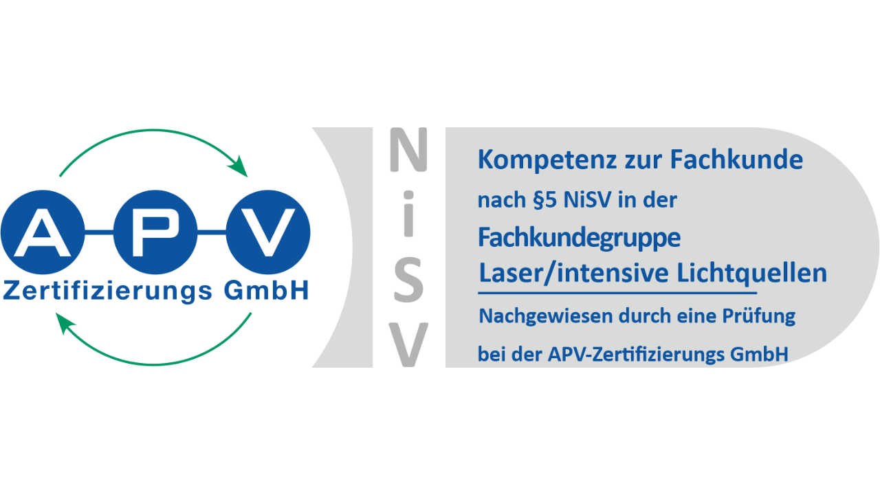 APV Zertifizierung NiSV Fachgruppe Laser